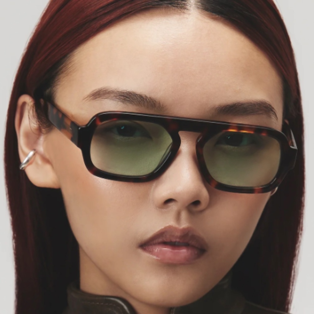 Jane Mini Sunglasses in Brown Tortoise